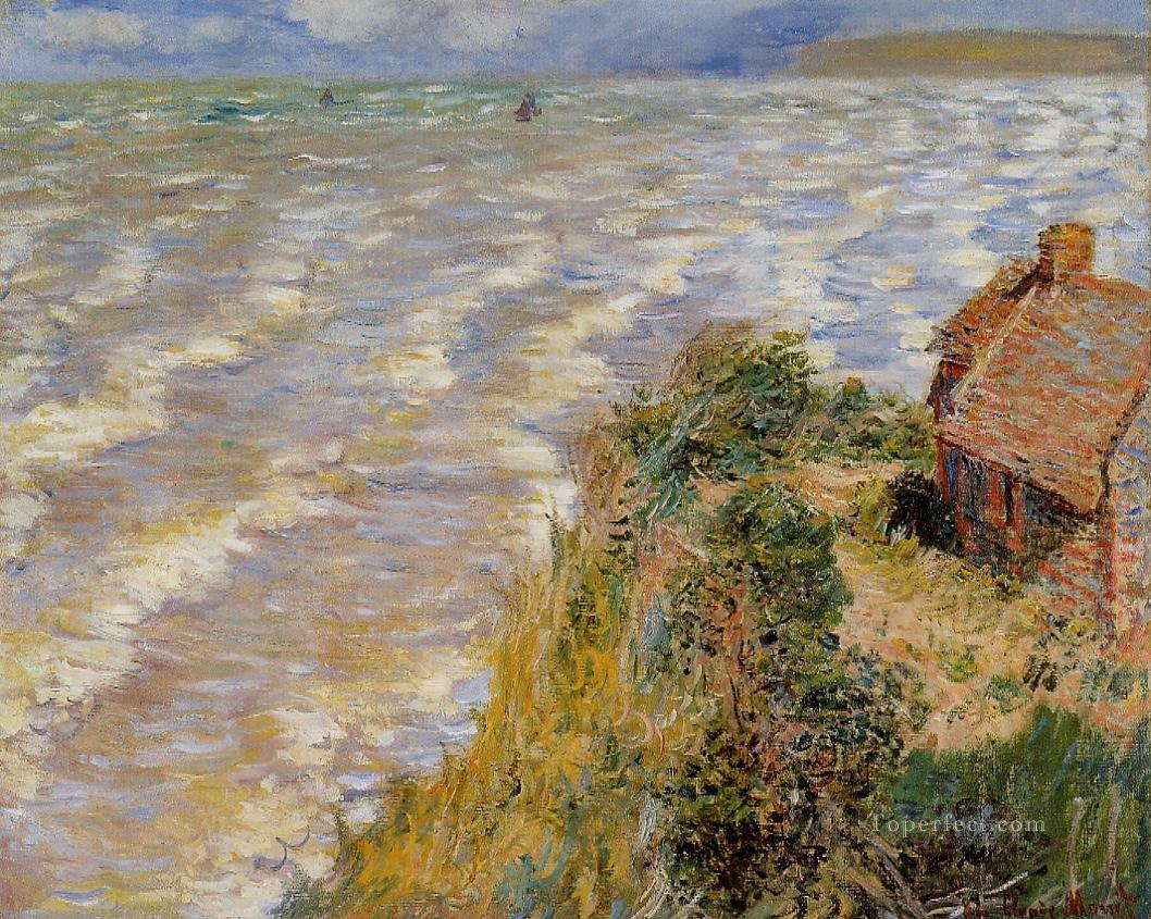 Rising Tide at Pourville Claude Monet Oil Paintings